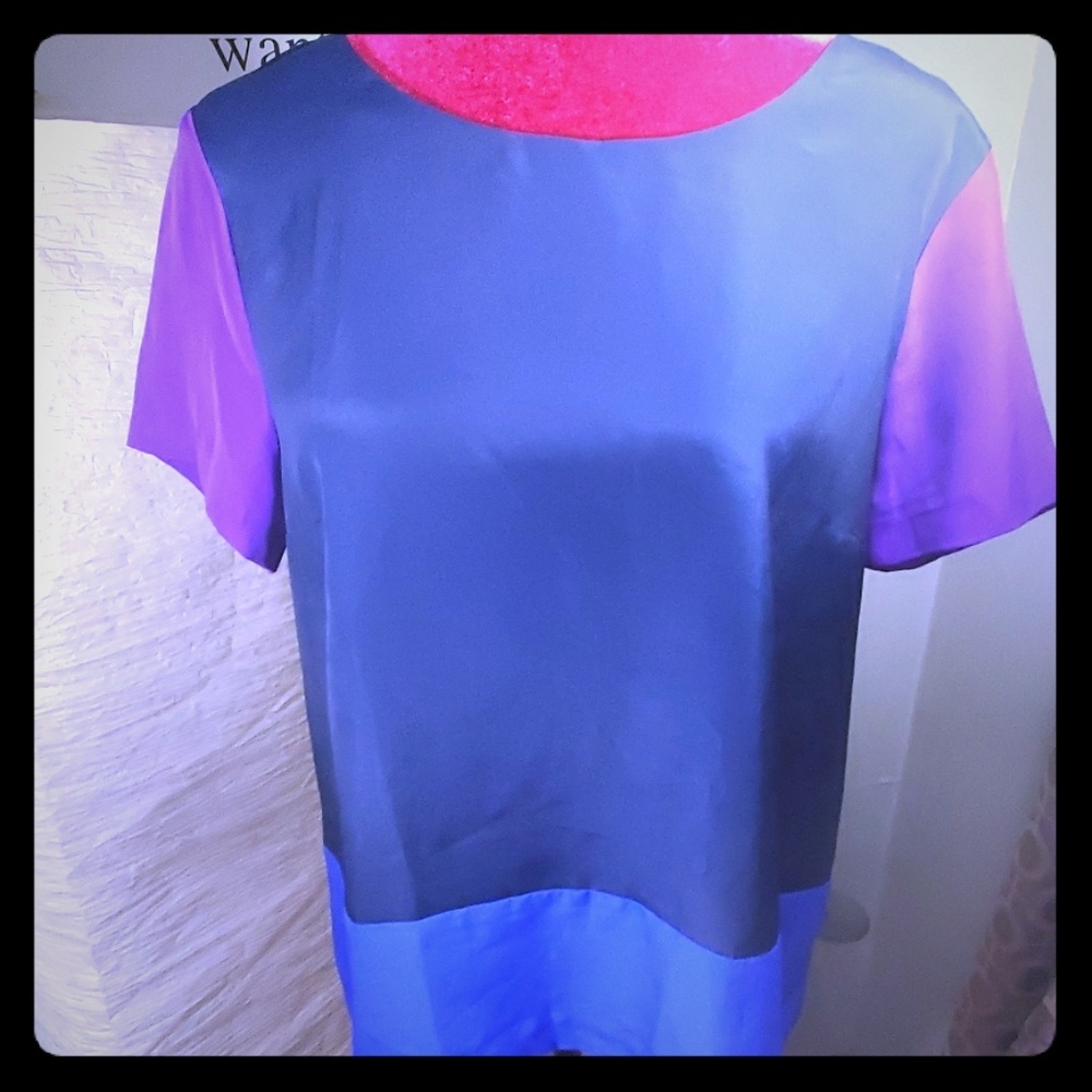 J Crew Cotton Multicolored Blouse